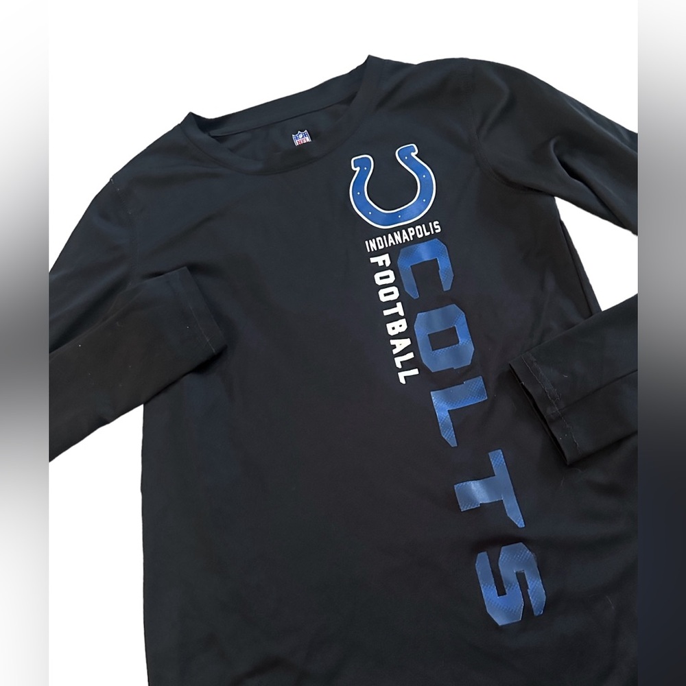 Youth NFL Indianapolis Colts Long Sleeve Performance Shirt Medium‎ 10/12